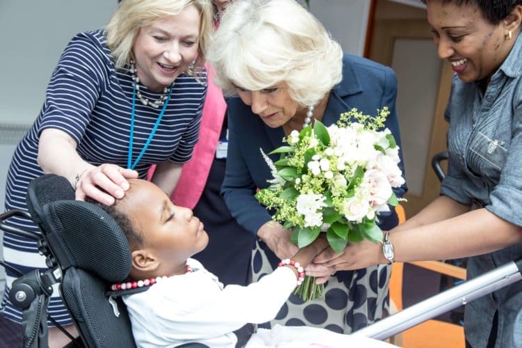 camilla visit to HDH bunch of flowers_700x500