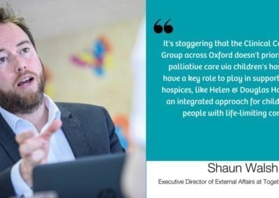 Together for Short Lives calls for a funded and integrated national children’s palliative care strategy