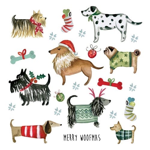 Merry Woofmas Cards – Pack of 10