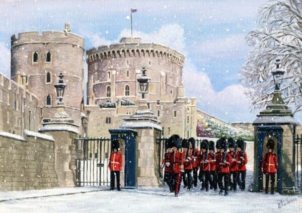 Windsor in Winter, a view of Windsor Castle – Helen & Douglas House Charity Christmas cards