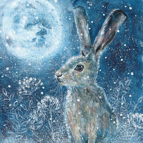 Midnight Hare Cards – Pack of 10