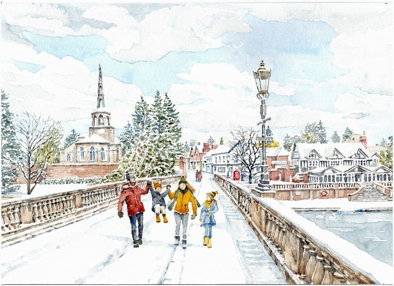 Wallingford in Winter Cards – Pack of 10